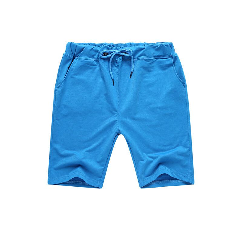 Pantalones Cortos Deportivos De Cintura Elástica De Color Sólido Para Hombres De Verano Pantalones Cortos De Playa Transpirables Informales