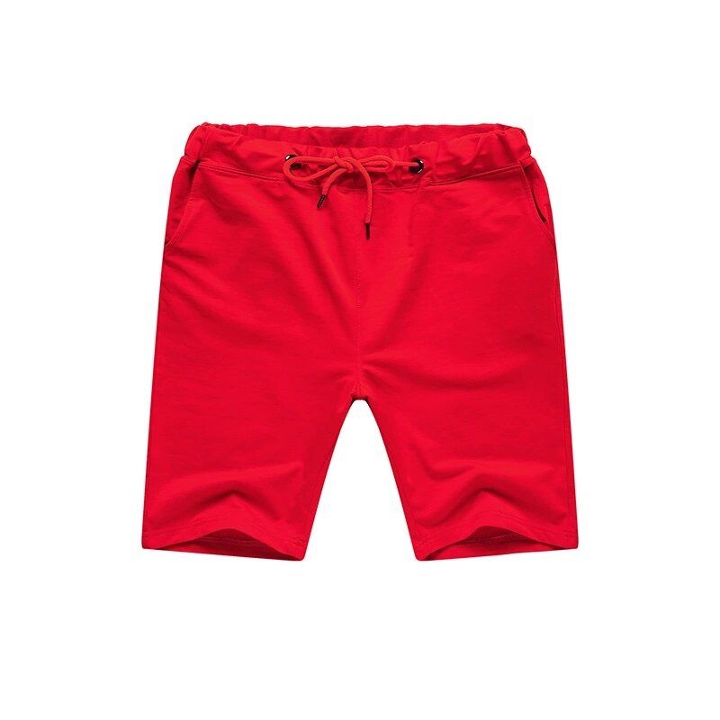 Pantalones Cortos Deportivos De Cintura Elástica De Color Sólido Para Hombres De Verano Pantalones Cortos De Playa Transpirables Informales