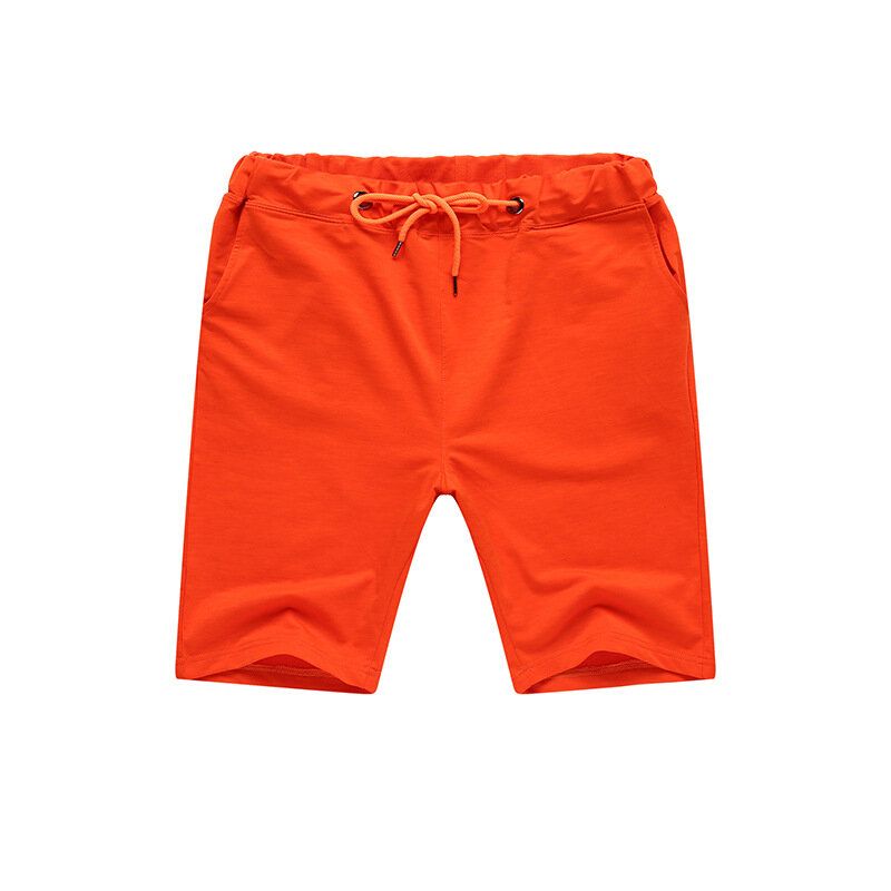 Pantalones Cortos Deportivos De Cintura Elástica De Color Sólido Para Hombres De Verano Pantalones Cortos De Playa Transpirables Informales