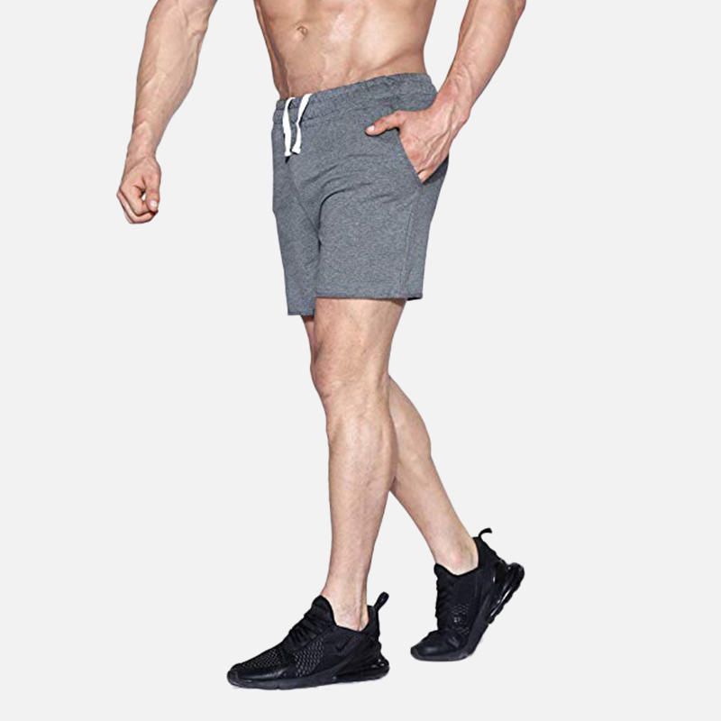 Pantalones Cortos Deportivos Para Correr Con Cintura Elástica Suelta Y Transpirable Para Hombre