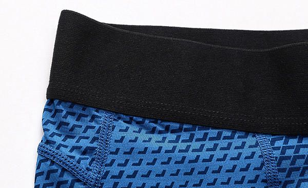 Pantalones Cortos De Entrenamiento De Fitness De Secado Rápido Elásticos Impresos En 3d Para Hombre