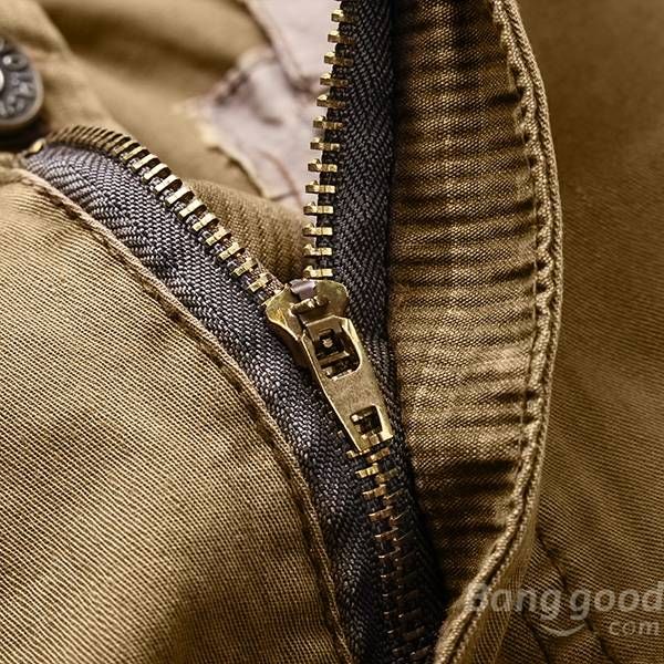 Pantalones Cortos De Gran Tamaño De Algodón Con Múltiples Bolsillos Para Hombre Pantalones Cargo Casuales