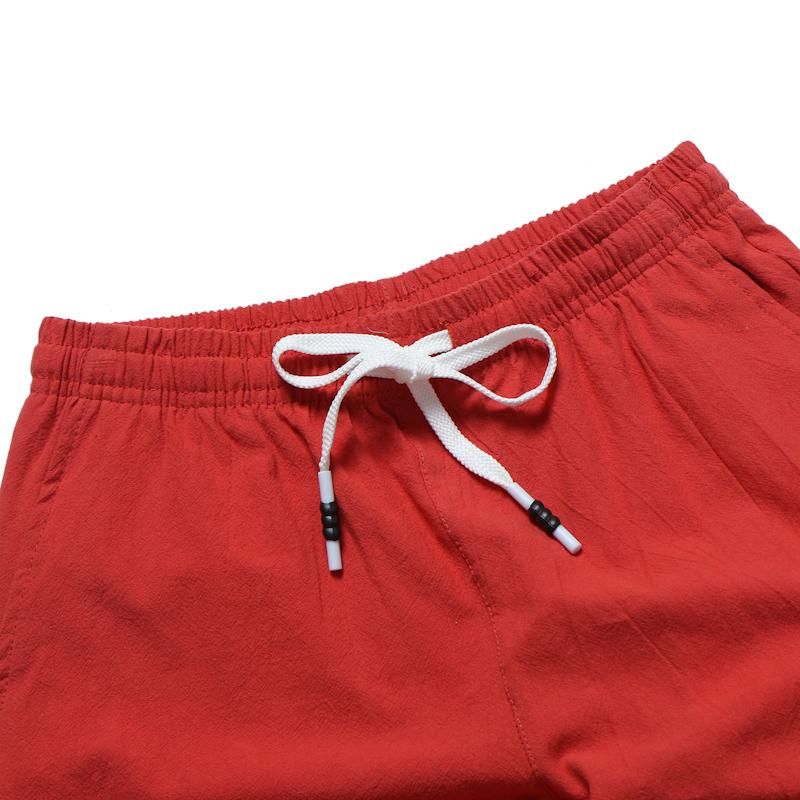 Pantalones Cortos Hasta La Rodilla De Color Sólido De Moda De Verano Para Hombres