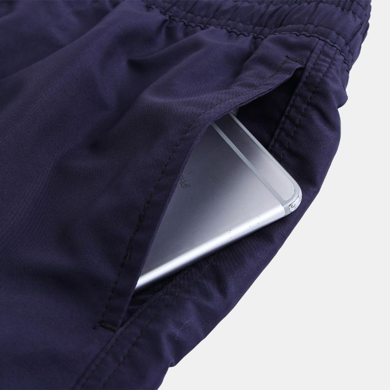 Pantalones Cortos De Media Longitud Con Bolsillos De Carga Para Hombres Pantalones Cortos Informales De Playa De Surf Impermeables De Secado Rápido