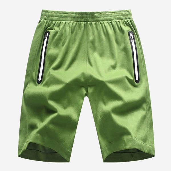 Pantalones Cortos Para Correr Transpirables Con Cremallera Para Baloncesto Deporte Gimnasio Absorción De Sudor De Verano Para Hombre