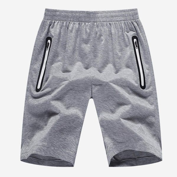 Pantalones Cortos Para Correr Transpirables Con Cremallera Para Baloncesto Deporte Gimnasio Absorción De Sudor De Verano Para Hombre