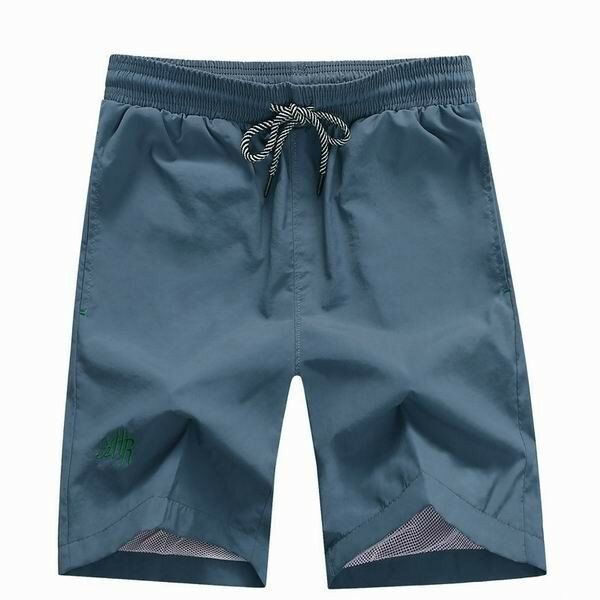 Pantalones Cortos De Playa Cómodos Casuales De Color Sólido Para Hombre De Verano Con Cordón 6 Colores