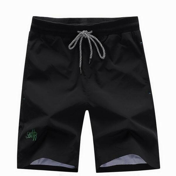 Pantalones Cortos De Playa Cómodos Casuales De Color Sólido Para Hombre De Verano Con Cordón 6 Colores