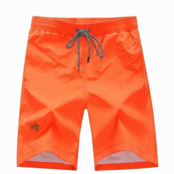 Pantalones Cortos De Playa Cómodos Casuales De Color Sólido Para Hombre De Verano Con Cordón 6 Colores