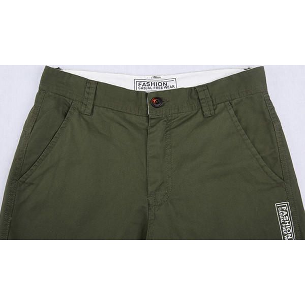 Pantalones Cortos De Playa De Secado Rápido De Verano Para Hombre Pantalones Cortos De Algodón Casuales Hasta La Rodilla De Estilo Breve