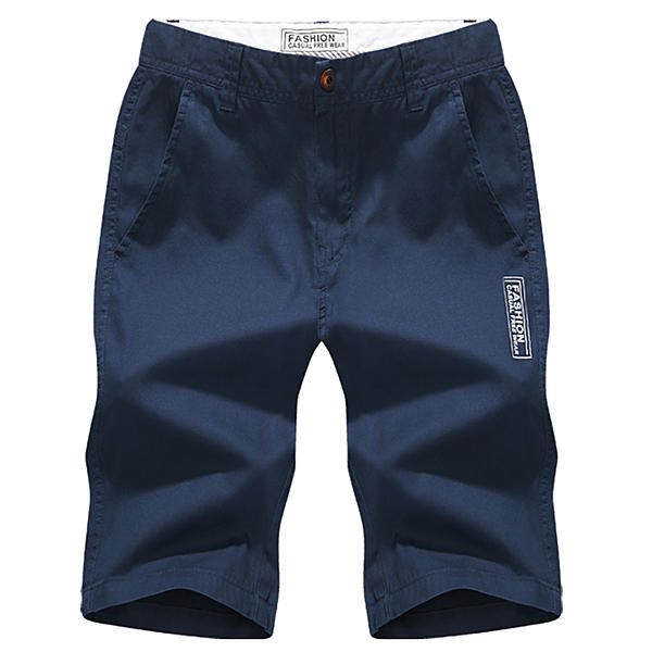 Pantalones Cortos De Playa De Secado Rápido De Verano Para Hombre Pantalones Cortos De Algodón Casuales Hasta La Rodilla De Estilo Breve