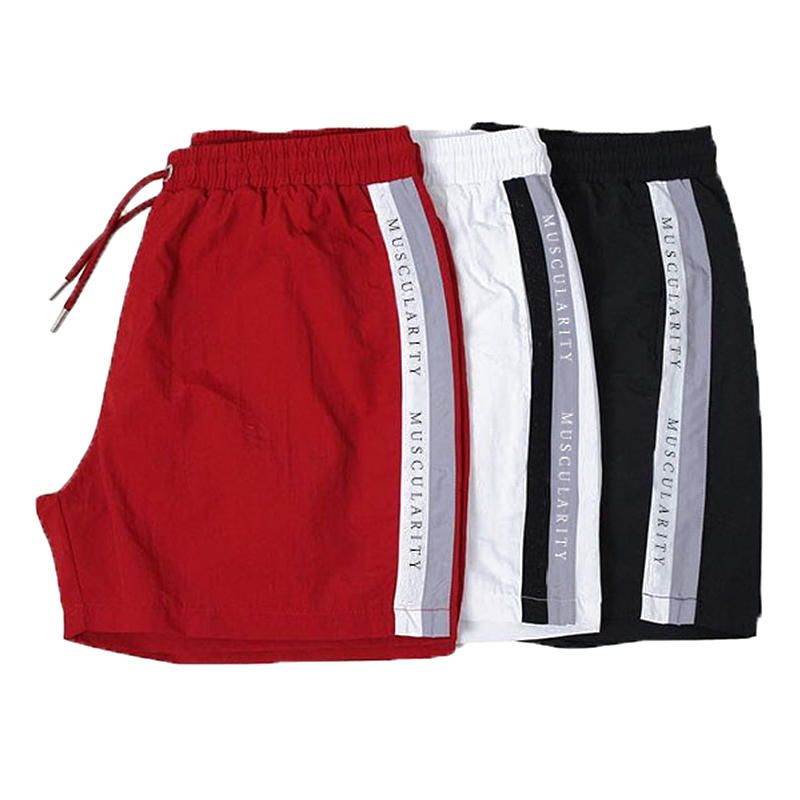 Pantalones Cortos De Tabla Para Hombre Deportes De Playa Correr Pantalones Cortos De Moda Impermeables Bañadores Con Cordón A Rayas