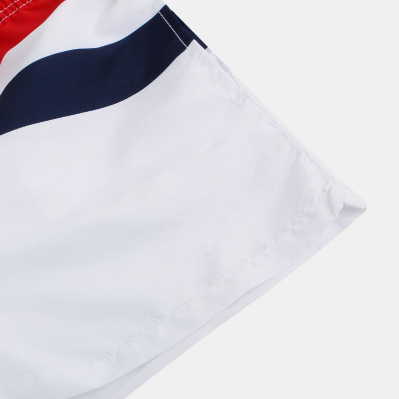 Pantalones Cortos De Tabla De Tejer Con Bloques De Color Para Hombre Pantalones Cortos De Playa Deportivos De Pesca De Secado Rápido Finos Con Bolsillos