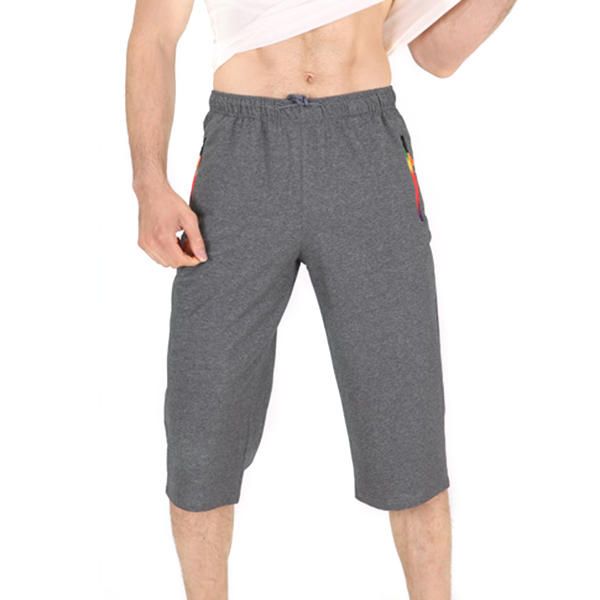 Pantalones Hasta La Pantorrilla Que Absorben La Humedad Y Bloquean El Color Para Hombre