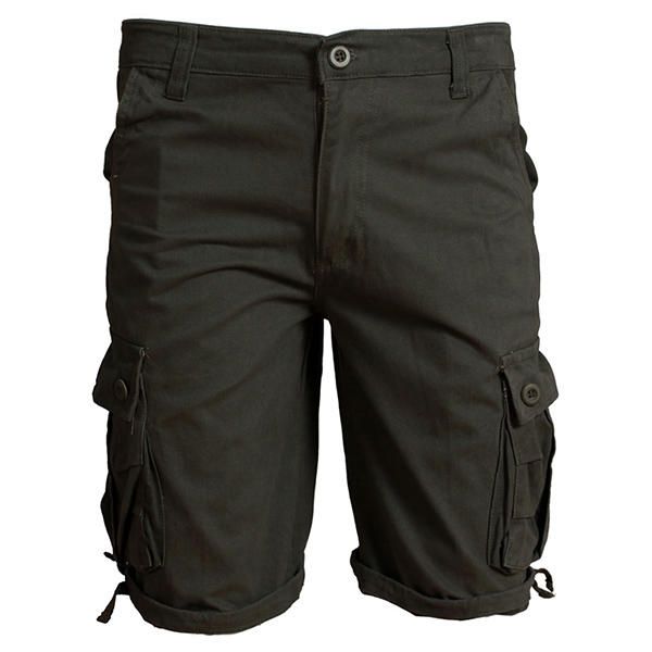 Primavera Verano Para Hombre 30-42 Pantalones Cargo De Algodón Casuales Pantalones Cortos Sueltos Hasta La Rodilla Para Deportes Al Aire Libre