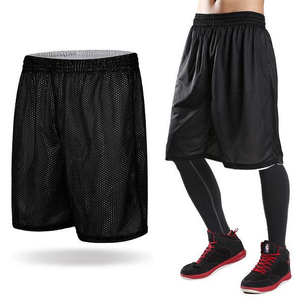 Summer Basketball Running Speed Dry Shorts Pantalones Cortos De Playa Sueltos Transpirables De Doble Vía Para Hombres