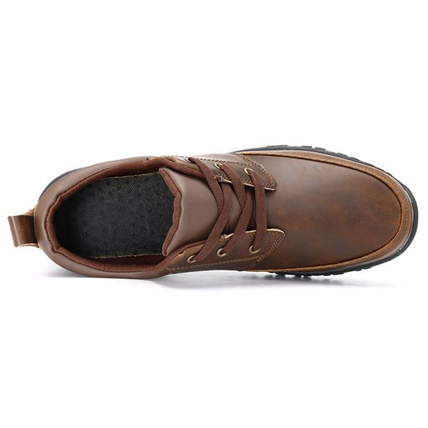 Hombres Casual Business Comfy Soft Tobillo Oxfords