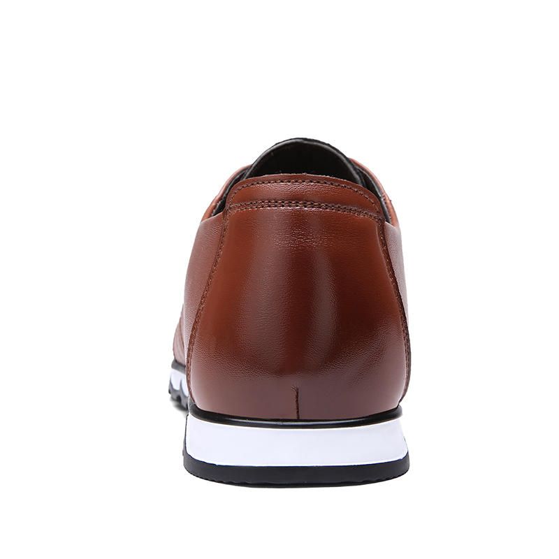 Hombres Microfibra Soft Comfy Casual Leather Oxfords