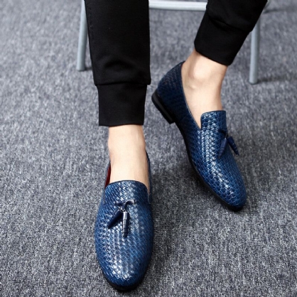 Hombres Patrón De Serpiente De Cuero Genuino Ocio Elegante Negocios Oxfords