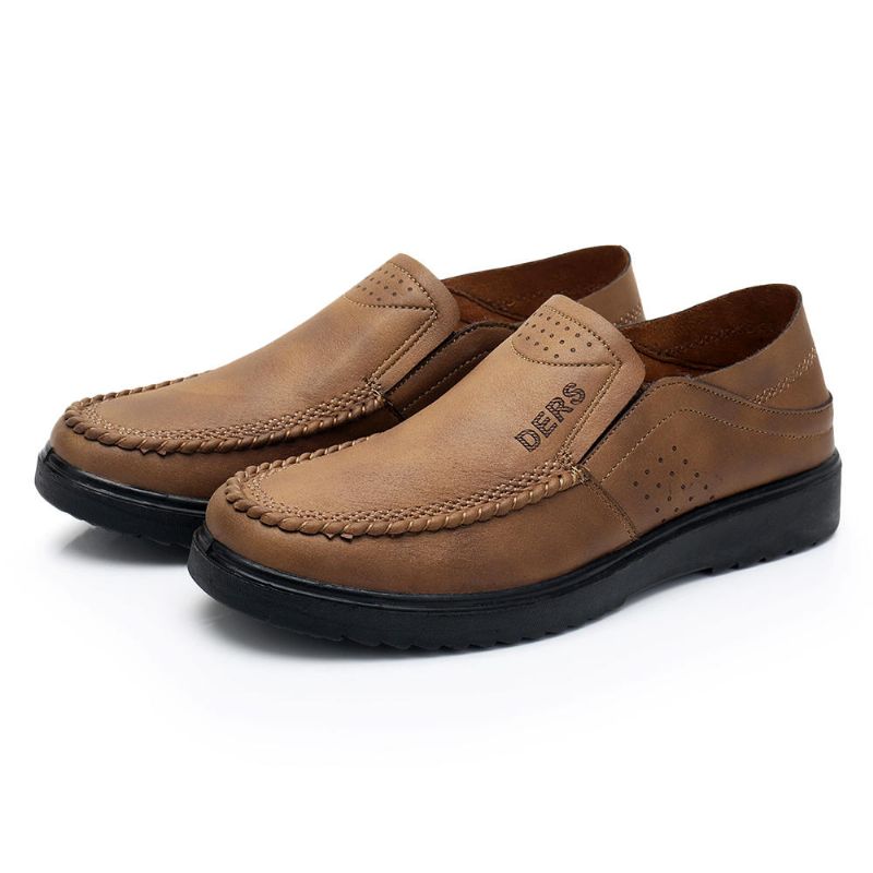 Microfibra De Negocios Cómodo Suela Suave Casual Oxfords