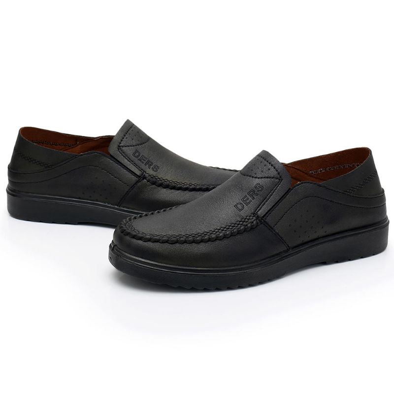 Microfibra De Negocios Cómodo Suela Suave Casual Oxfords