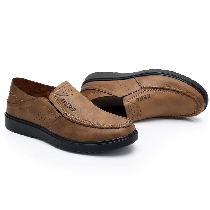 Microfibra De Negocios Cómodo Suela Suave Casual Oxfords