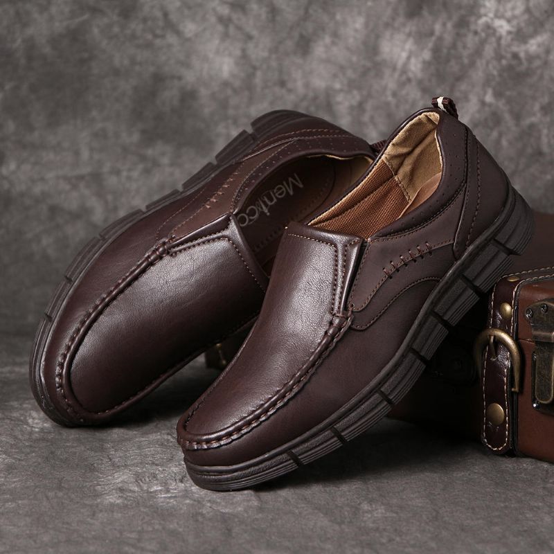 Oxfords Casuales De Negocios Con Suela Blanda Para Caminar