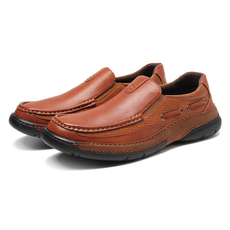 Oxfords De Cuero Suave Para Caminar Diario De Negocios Informales