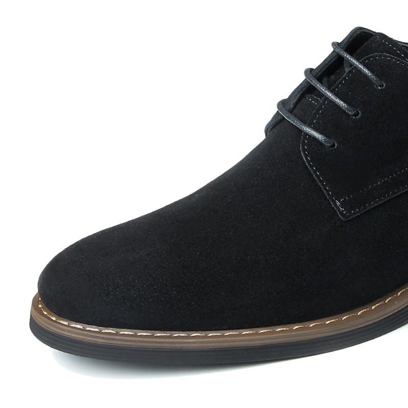 Oxfords De Oficina De Negocios De Gamuza Suave Informal Con Punta Puntiaguda