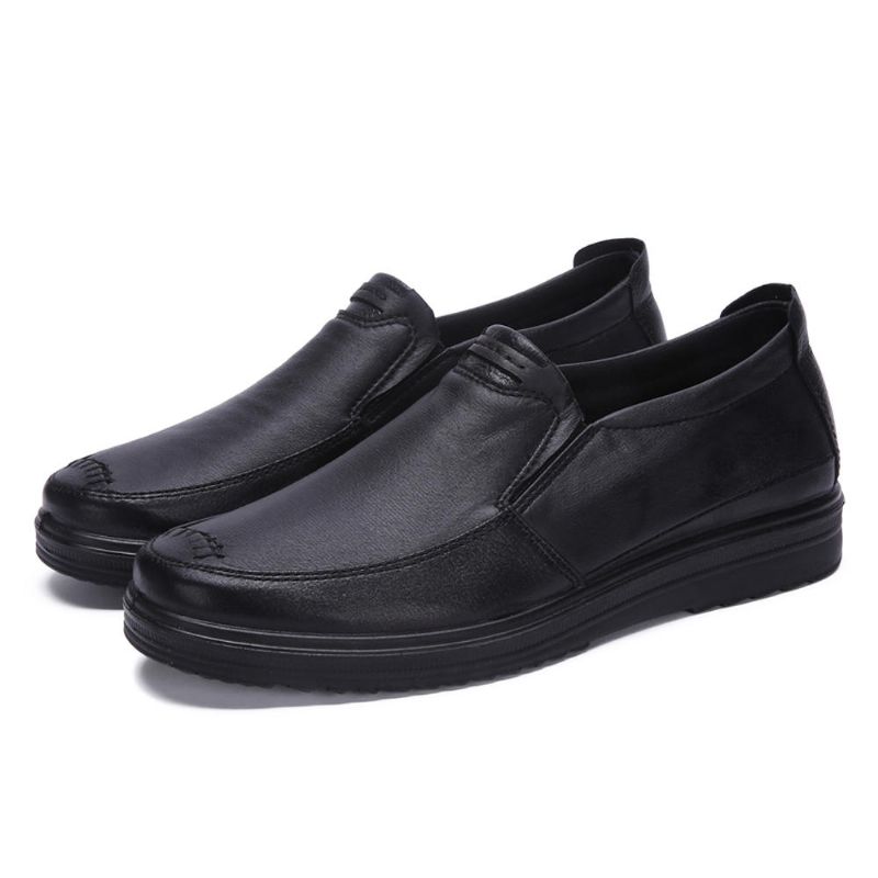 Zapato Casual De Microfibra Con Suela Suave Y Zapatos Oxford Informales