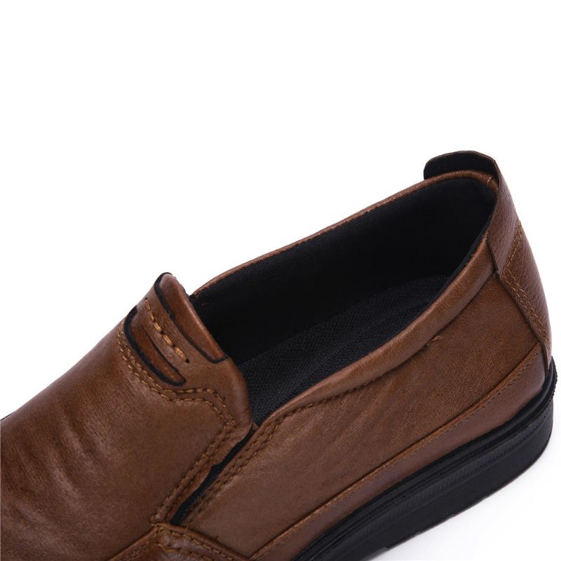 Zapato Casual De Microfibra Con Suela Suave Y Zapatos Oxford Informales