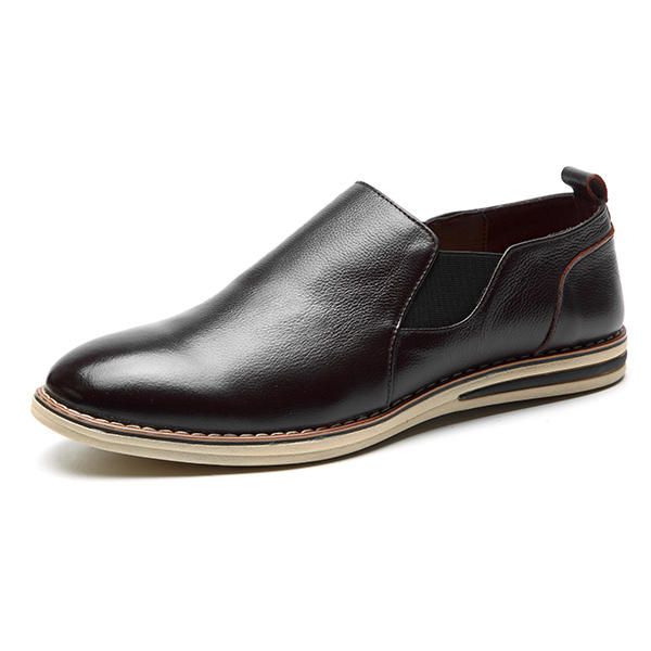 Zapatos Casuales De Cuero Genuino Para Hombre Zapatos Oxford De Negocios