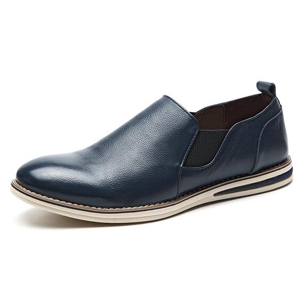 Zapatos Casuales De Cuero Genuino Para Hombre Zapatos Oxford De Negocios