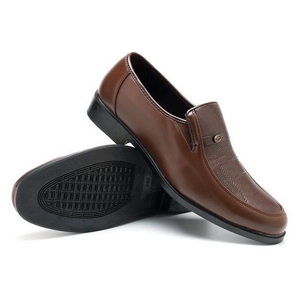 Zapatos Casuales De Negocios De Cuero Suave Para Hombres Zapatos Formales