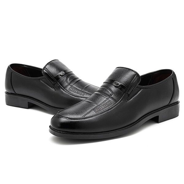 Zapatos Casuales De Negocios De Cuero Suave Para Hombres Zapatos Formales