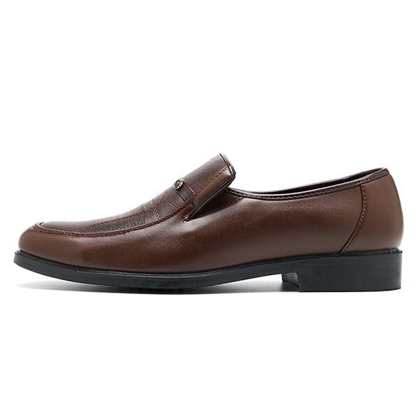 Zapatos Casuales De Negocios De Cuero Suave Para Hombres Zapatos Formales