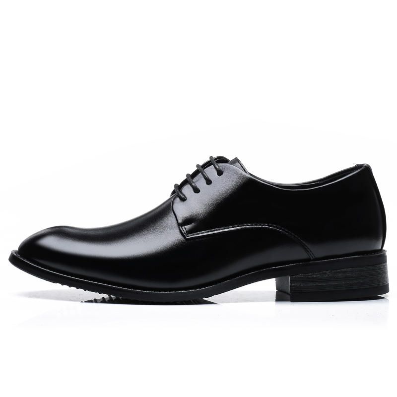 Zapatos De Cuero Oxford De Negocios Formales Cómodos Suaves Clásicos Para Hombres