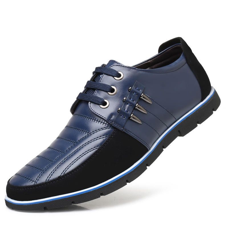 Zapatos De Cuero Oxford Suaves De Negocios De Microfibra Para Hombres De Gran Tamaño