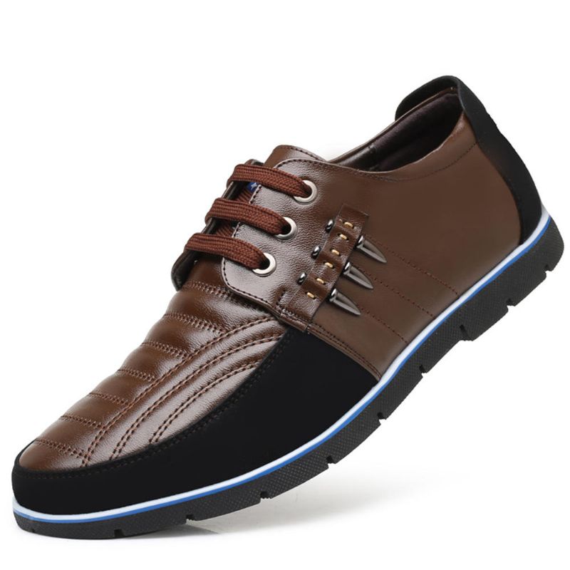 Zapatos De Cuero Oxford Suaves De Negocios De Microfibra Para Hombres De Gran Tamaño