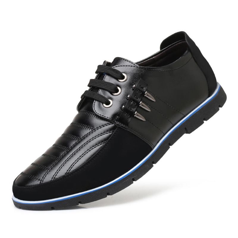 Zapatos De Cuero Oxford Suaves De Negocios De Microfibra Para Hombres De Gran Tamaño