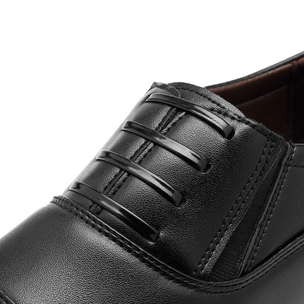 Zapatos Formales Cómodos De Cuero Sin Cordones Para Hombre