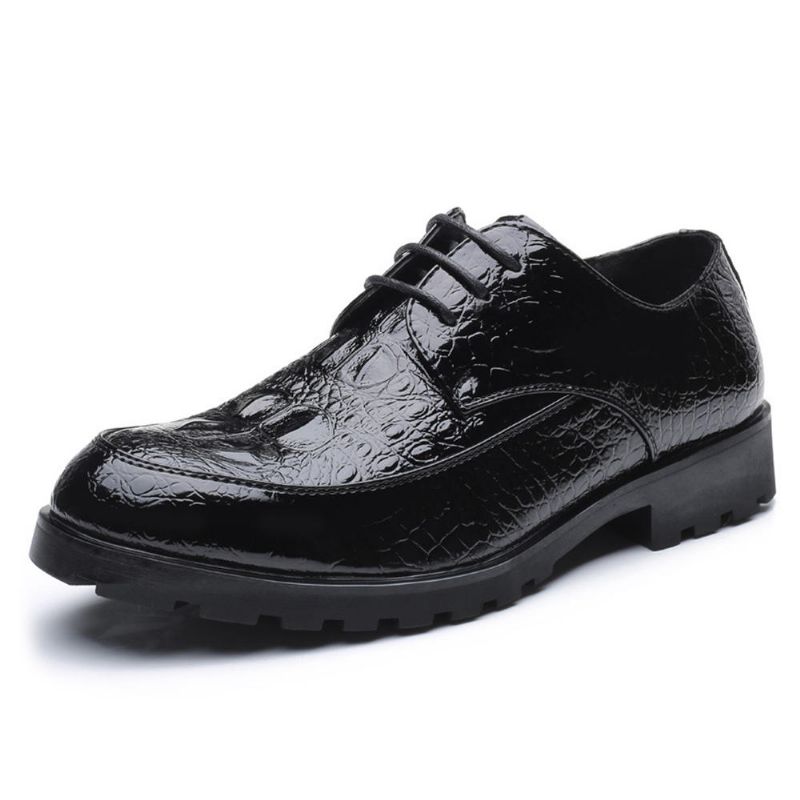 Zapatos Formales De Microfibra Para Hombre Oxfords Informales De Negocios Suaves