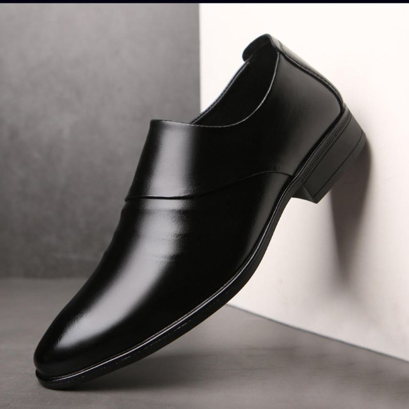 Zapatos Formales De Negocios Antideslizantes De Microfibra Para Hombre