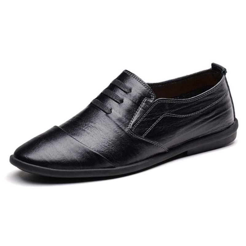 Zapatos Formales Sencillos Transpirables Suaves Y Casuales Para Hombres