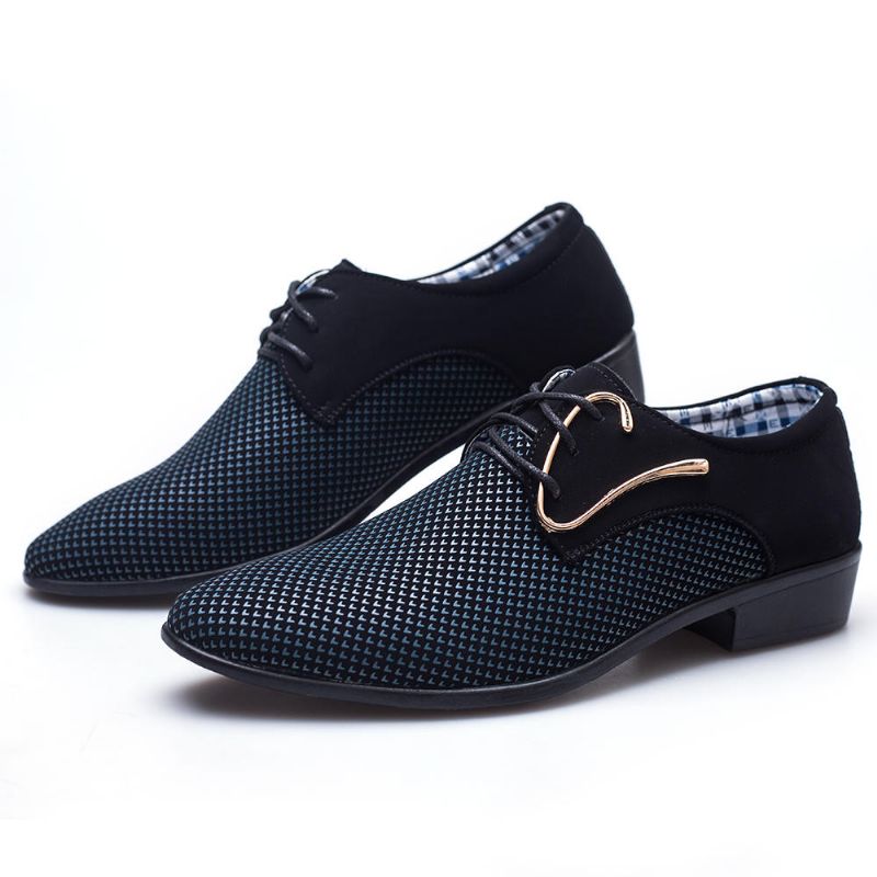 Zapatos Formales De Tela De Negocios Para Hombres Zapatos De Negocios Con Punta En Punta