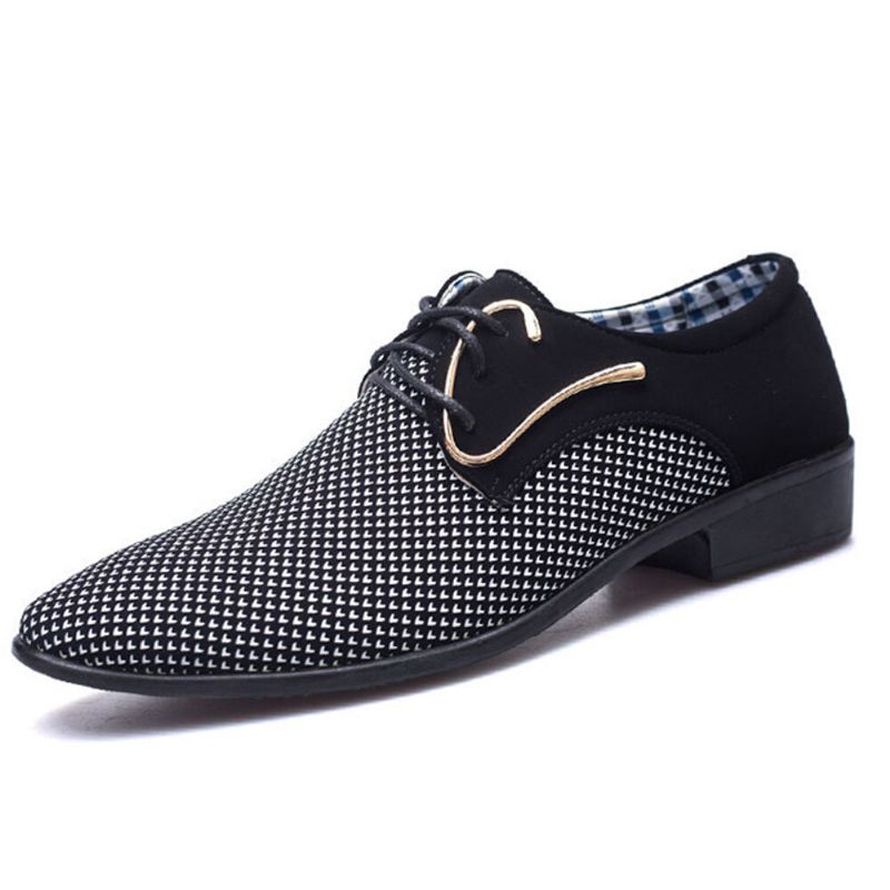 Zapatos Formales De Tela De Negocios Para Hombres Zapatos De Negocios Con Punta En Punta