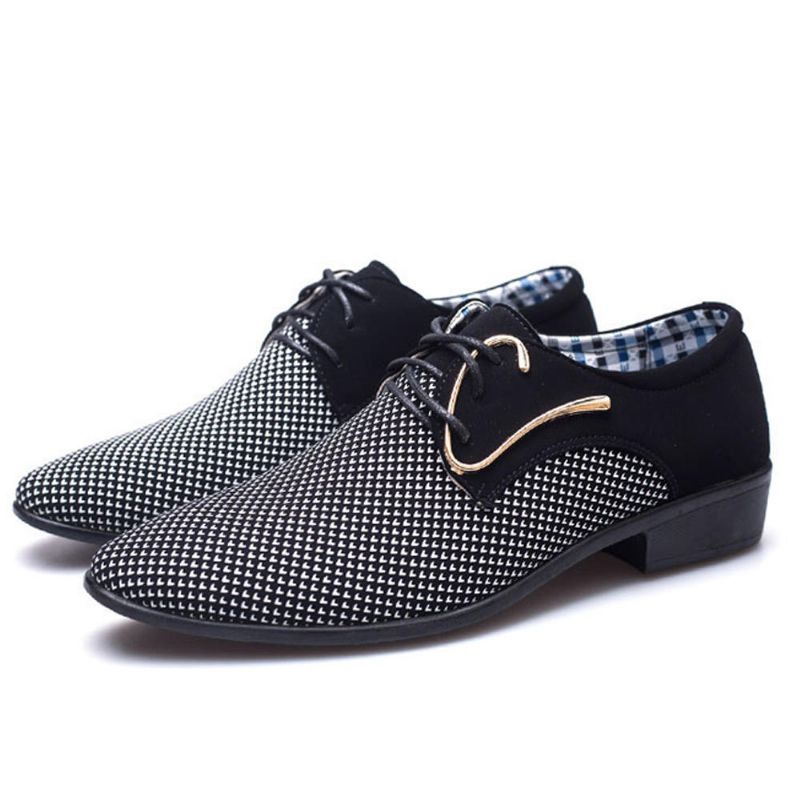 Zapatos Formales De Tela De Negocios Para Hombres Zapatos De Negocios Con Punta En Punta