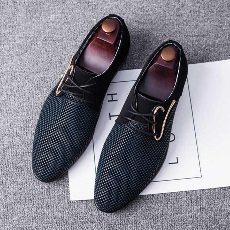 Zapatos Formales De Tela De Negocios Para Hombres Zapatos De Negocios Con Punta En Punta