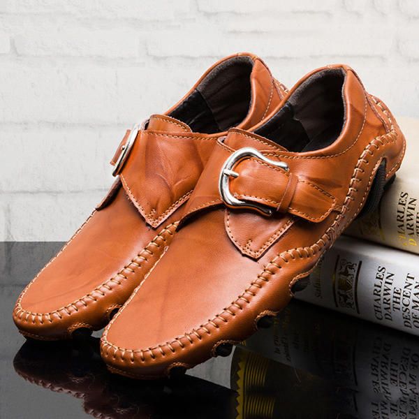 Zapatos Hombre Casual Piel Genuina Oxfords