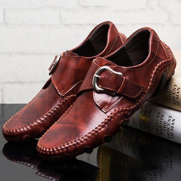 Zapatos Hombre Casual Piel Genuina Oxfords